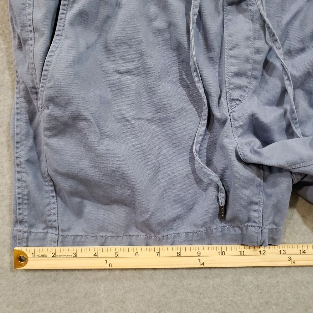 Orvis Women's Pull on Shorts Size Large 1752052 Blue Drawstring - Picture 6 of 10